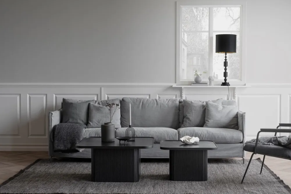 Rowico Home Soffbord 'Sullivan' 80x80cm - Svart