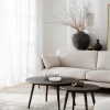 Rowico Home Soffbord 'Tompkins' runt Ø90 - Brun
