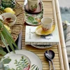 Garden Prestige Soffbord/Trädgårdsbänk 'Bambu' - Natur