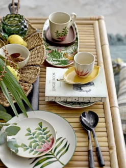 Garden Prestige Soffbord/Trädgårdsbänk 'Bambu' - Natur