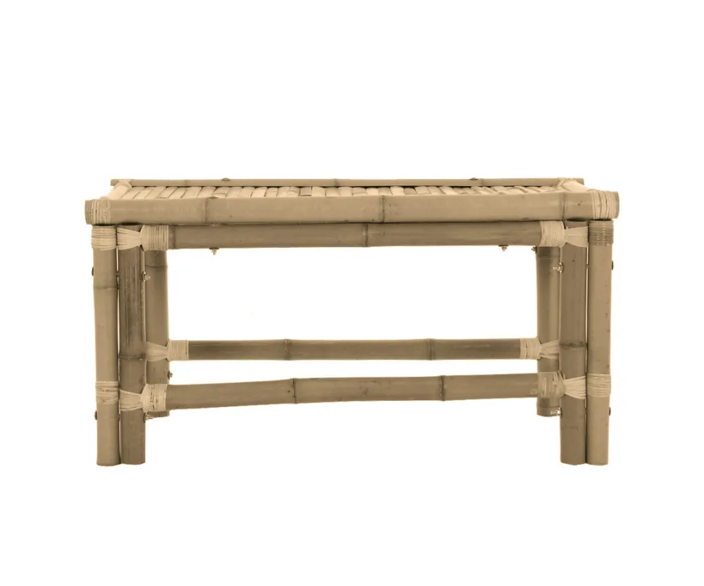 Garden Prestige Soffbord/Trädgårdsbänk 'Bambu' - Natur