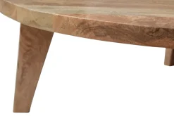 Vintage Soffbord '' Runt 50cm - Natur