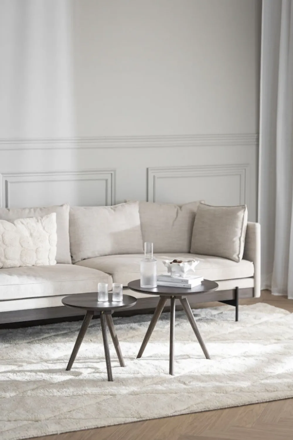 Rowico Home Soffbord 'Yumi' 2 delar - Brun