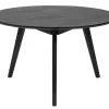 Rowico Home Soffbord 'Yumi' Runt 90cm - Svart