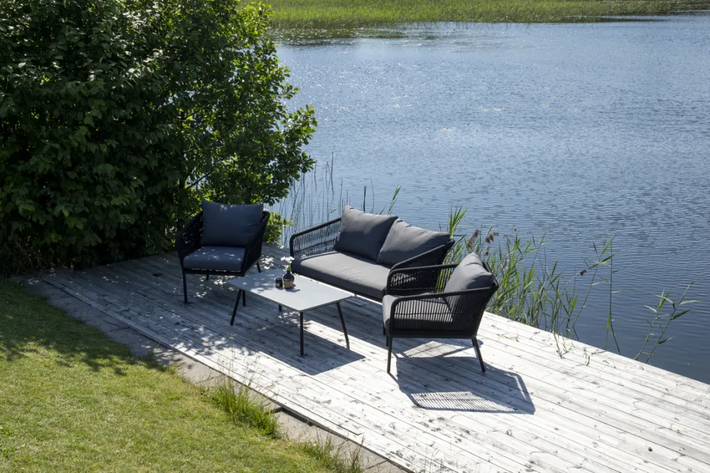 Garden Prestige Soffgrupp 'Gaeta' - Svart