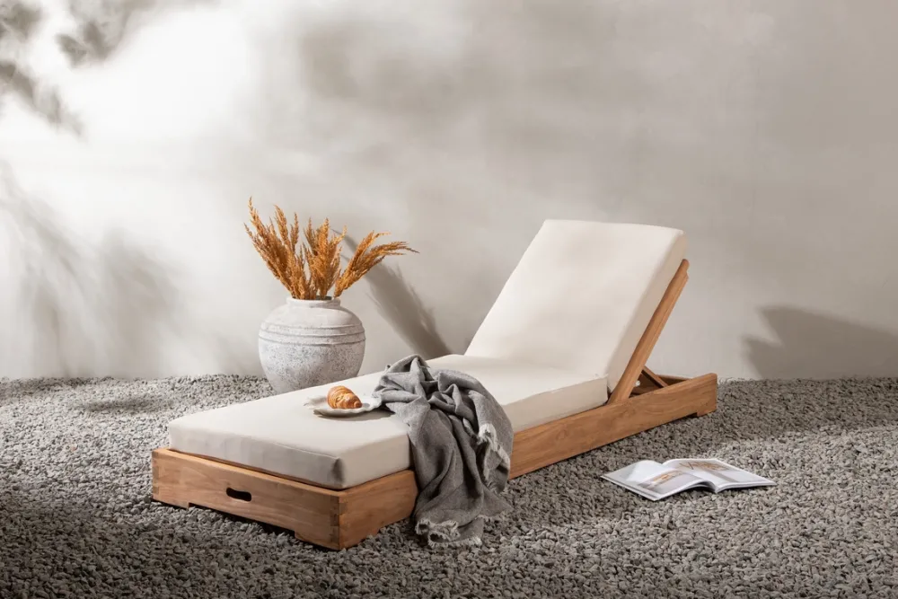Garden Prestige Solstol 'Sunbed' - Natur
