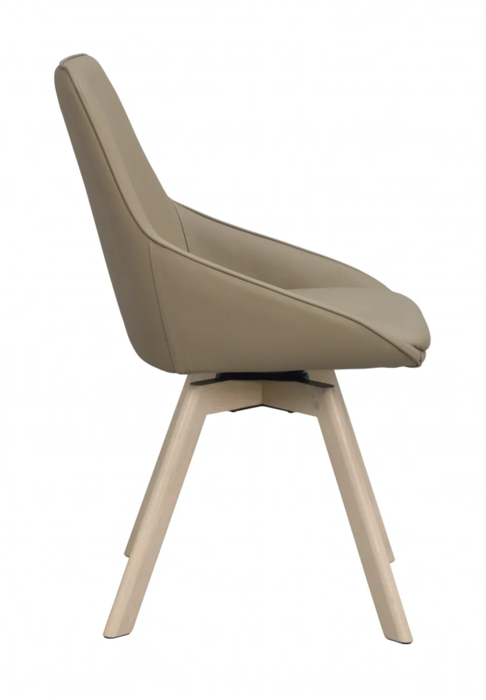 Rowico Home Stol 'Alison' Läder - Beige/vitpigmenterad