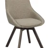 Rowico Home Stol 'Alison' - Mörkbeige/Ek