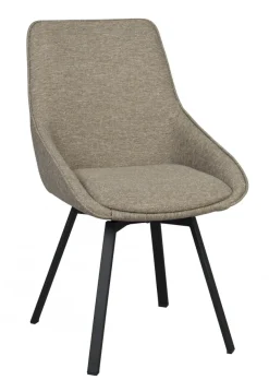 Rowico Home Stol 'Alison' - Mörkbeige/svart
