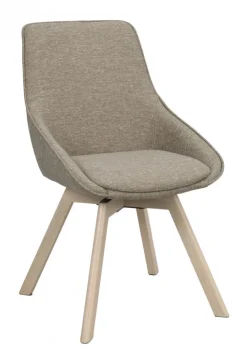 Rowico Home Stol 'Alison' - Mörkbeige/Vitpigmenterad