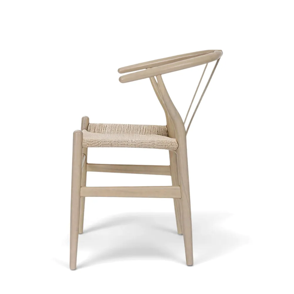 Reforma Stol 'Alta' - Beige/Vit pigmenterad
