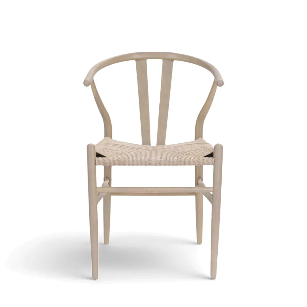Reforma Stol 'Alta' - Beige/Vit pigmenterad