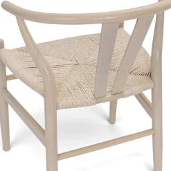 Reforma Stol 'Alta' - Beige/Vit pigmenterad
