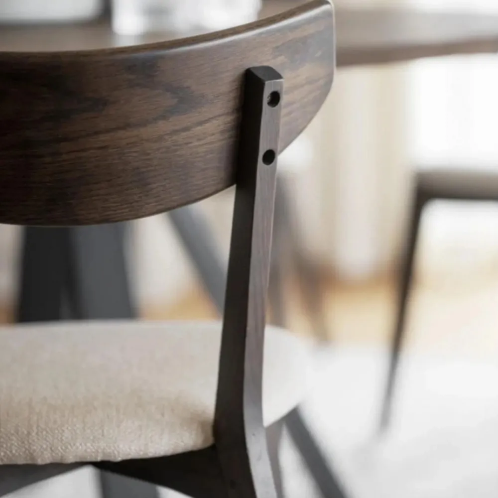 Rowico Home Stol 'Ami' - Brun/ Beige