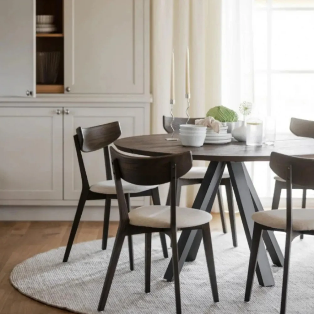 Rowico Home Stol 'Ami' - Brun/ Beige
