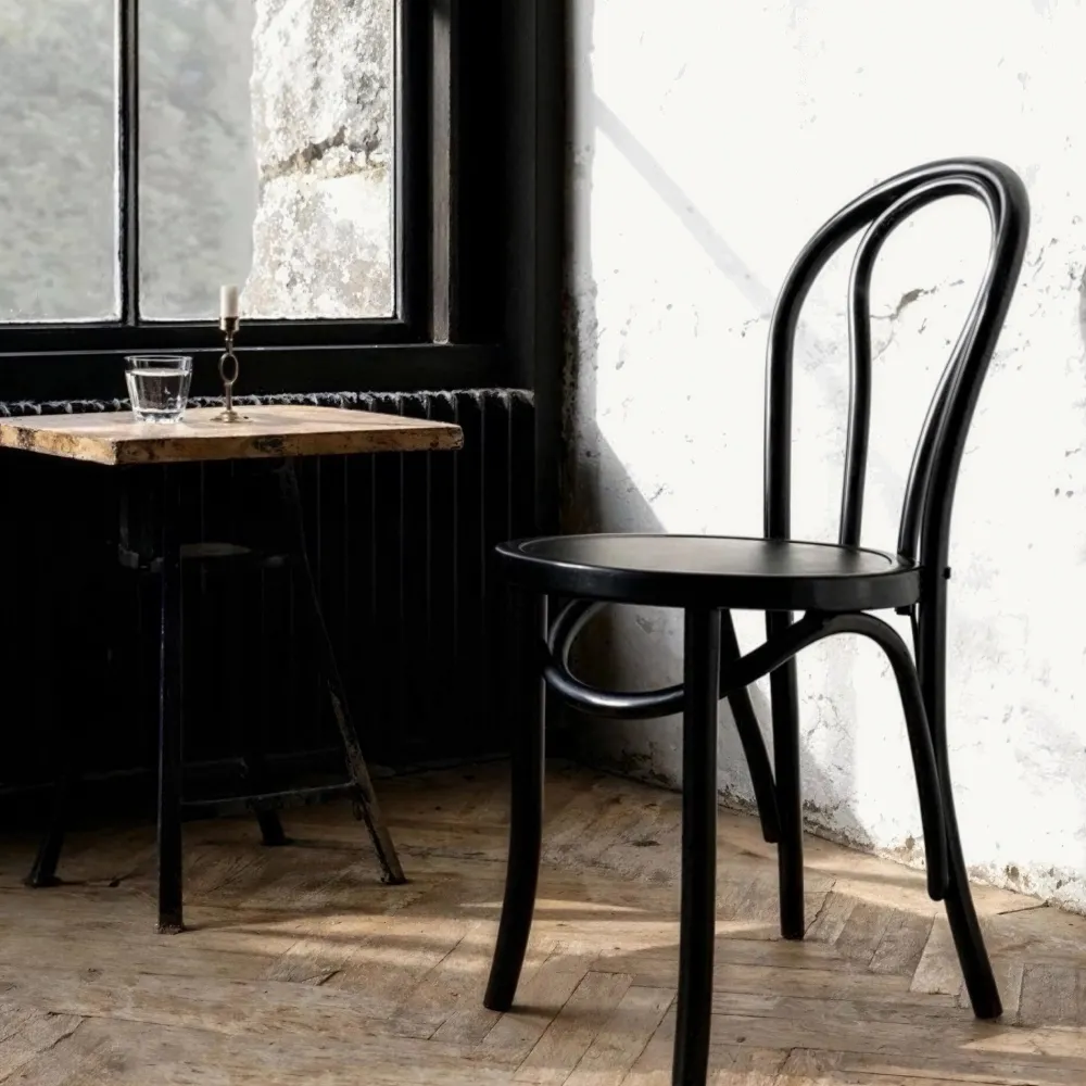Reforma Stol 'Bistro' - Trä/Svart