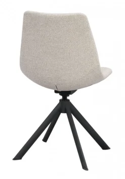 Rowico Home Stol 'Dunmore' - Ljusbeige/Svart
