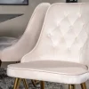 Reforma Stol 'Elverum Deluxe' - Beige/Mässing