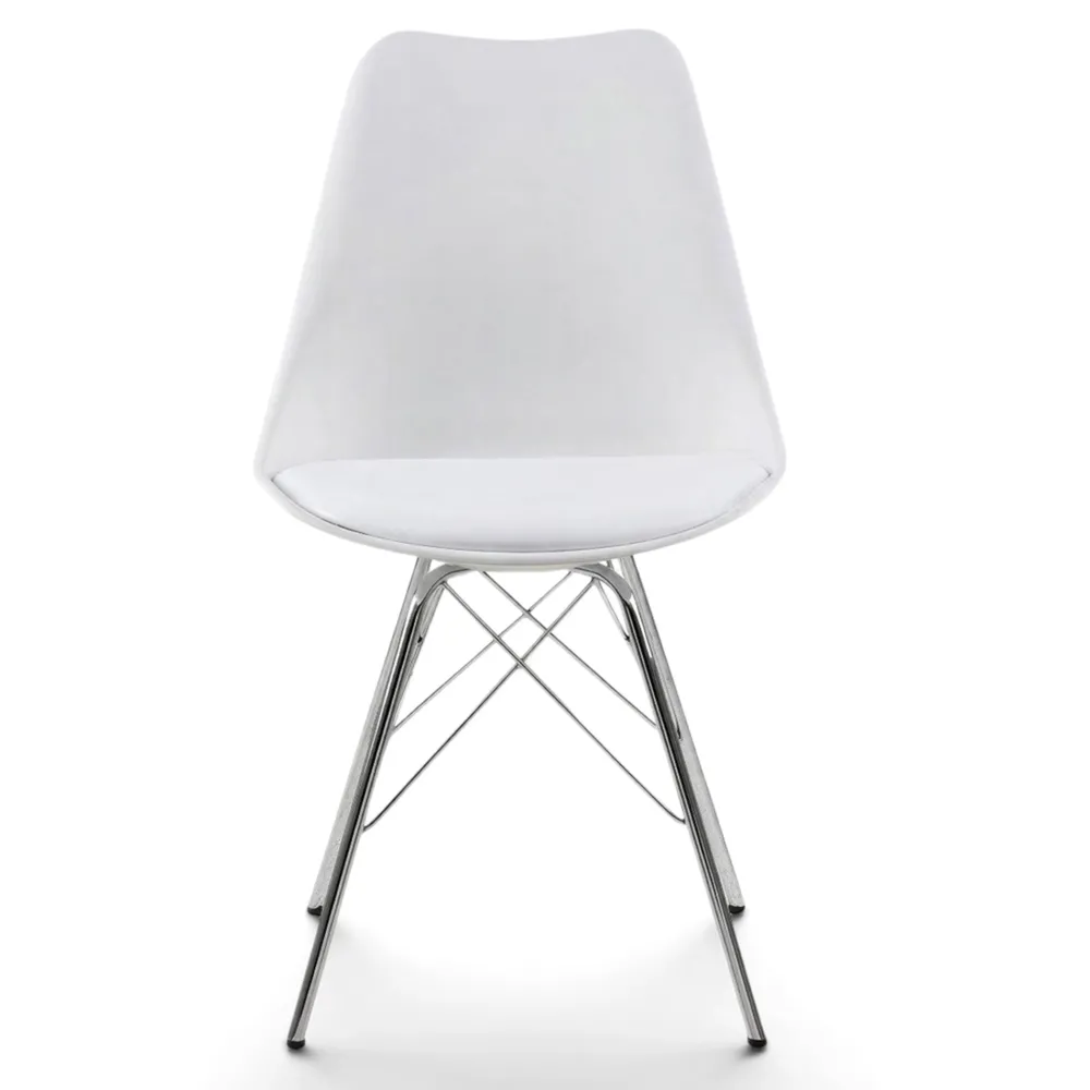 Reforma Stol 'Eris' - Vit/Silver
