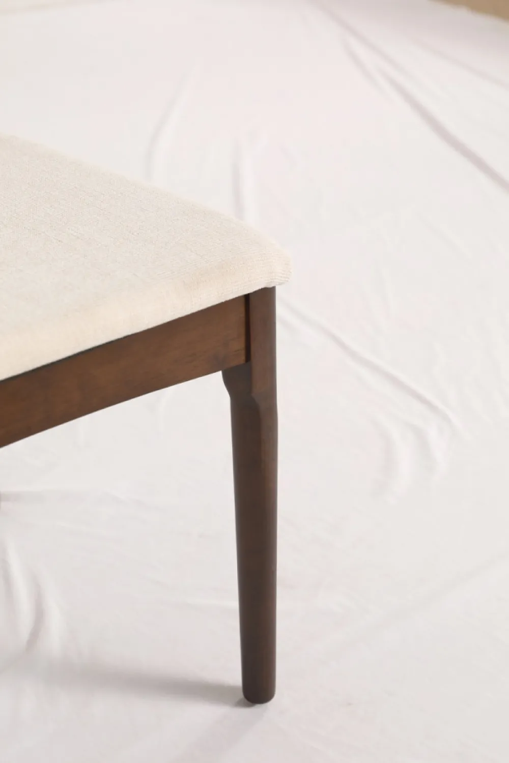 Reforma Stol 'Fager' - Valnöt/Beige