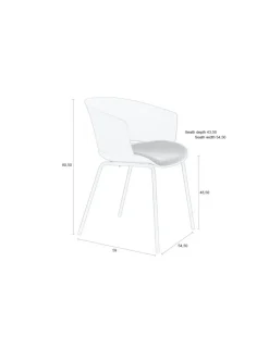 Zuiver Stol 'Jessica' - Beige