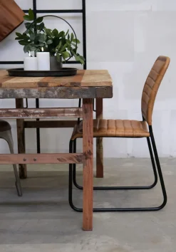 Trademark Living Stol 'Ken' - Läder