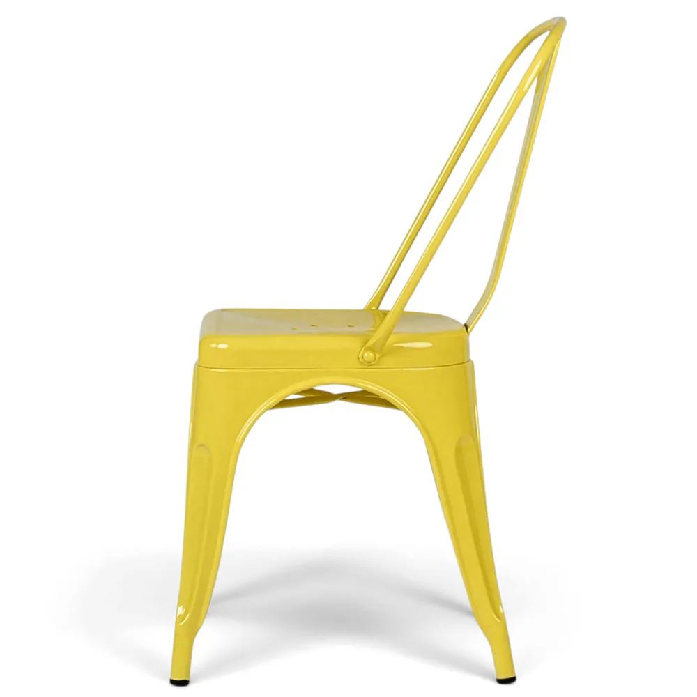 KDESIGN Stol 'Montmartre' - Gul lackad