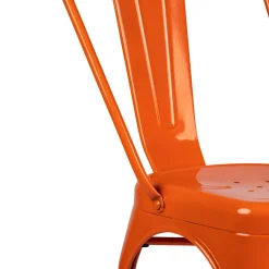 KDESIGN Stol 'Montmartre' - Orange lack