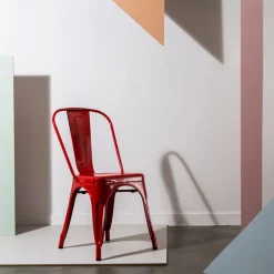 KDESIGN Stol 'Montmartre' - Röd lackad