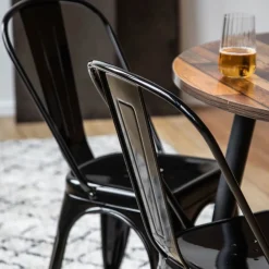 KDESIGN Stol 'Montmartre' - Svart lack