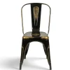 KDESIGN Stol 'Montmartre' - Vintage svart/antik