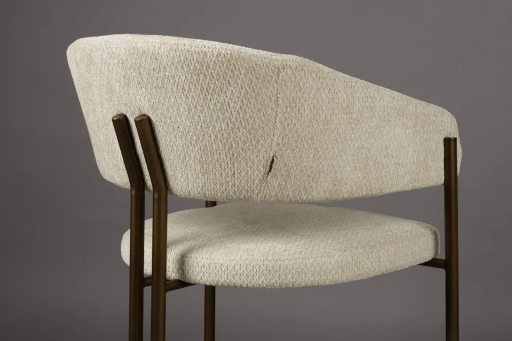 Dutchbone Stol 'Nadia' - Beige