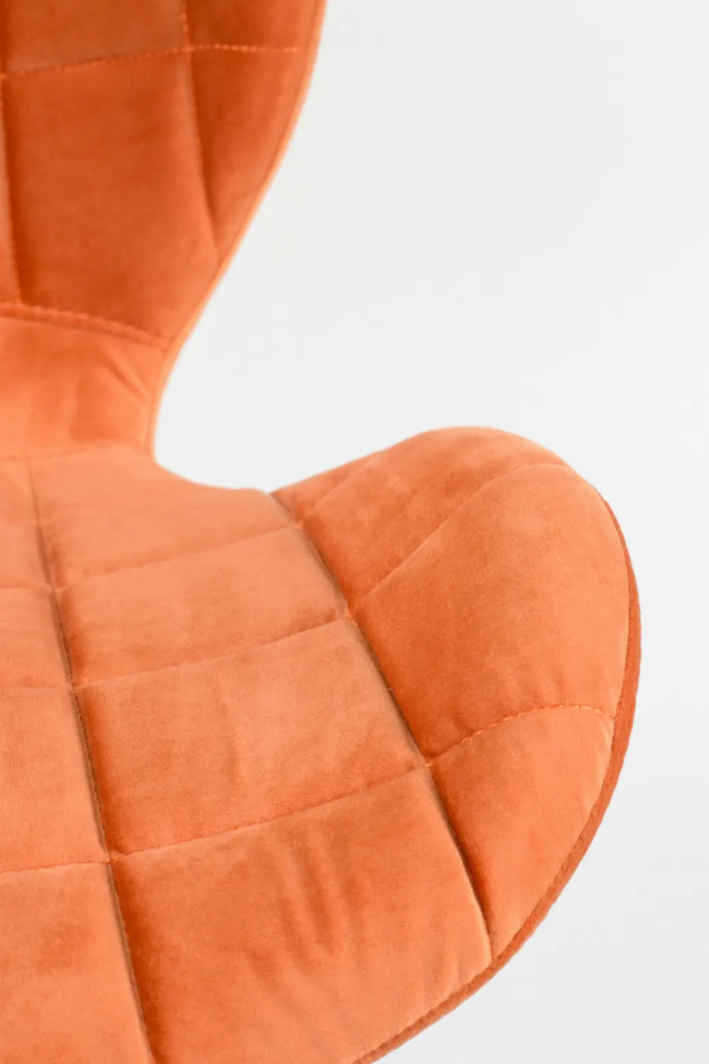 Zuiver Stol 'Omg' - Sammet/Orange