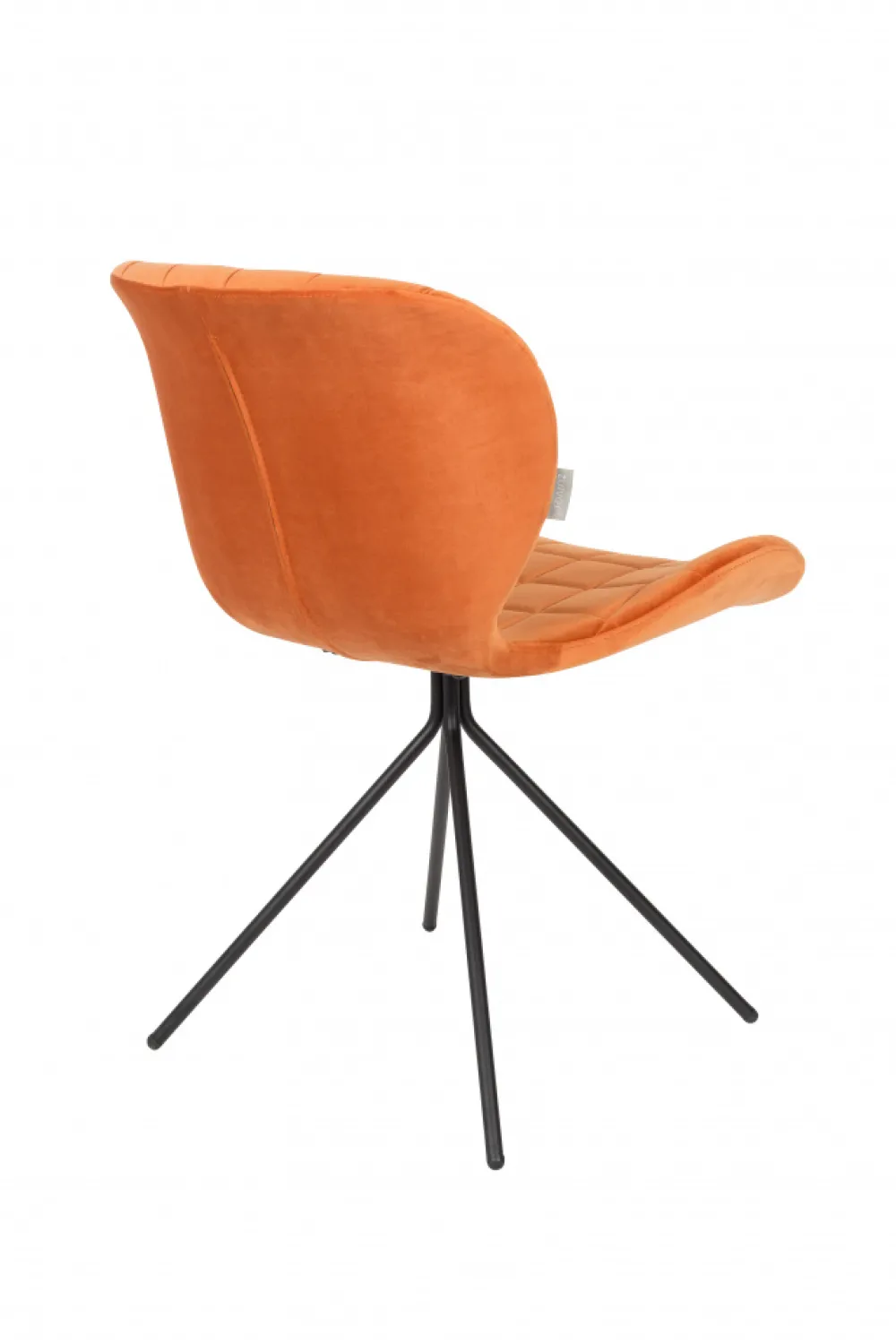 Zuiver Stol 'Omg' - Sammet/Orange