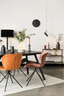 Zuiver Stol 'Omg' - Sammet/Orange