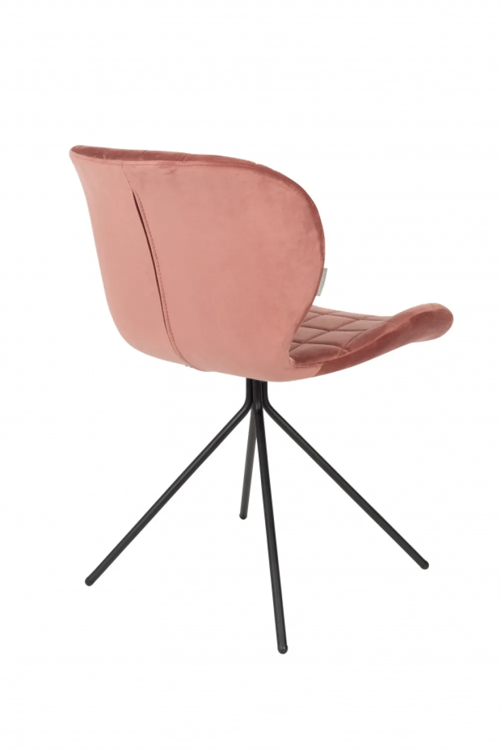 Zuiver Stol 'Omg' - Sammet/Rosa
