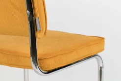 Zuiver Stol 'Ridge Rib' - Gul