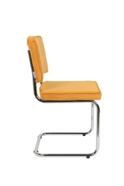 Zuiver Stol 'Ridge Rib' - Gul