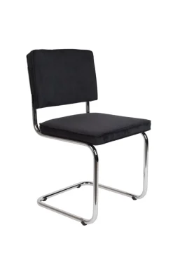 Zuiver Stol 'Ridge Rib' - Svart