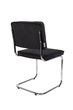 Zuiver Stol 'Ridge Rib' - Svart