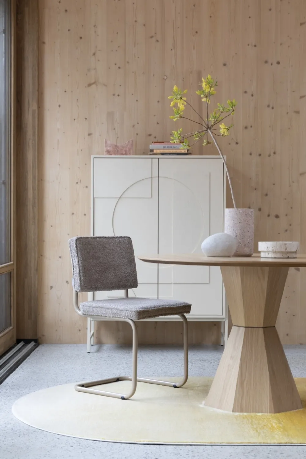 Zuiver Stol 'Ridge Soft' - Beige