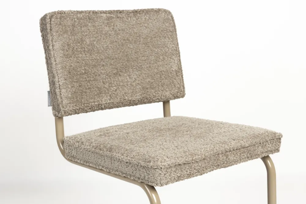 Zuiver Stol 'Ridge Soft' - Beige