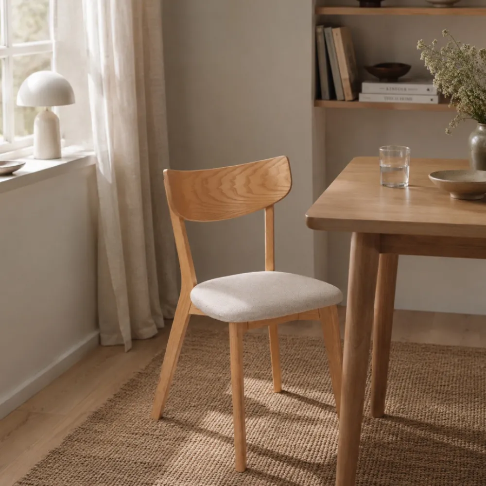 Reforma Stol 'Saba' - Ek/Beige