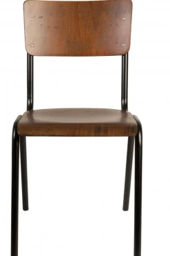 Dutchbone Stol 'Scuola' - Brun