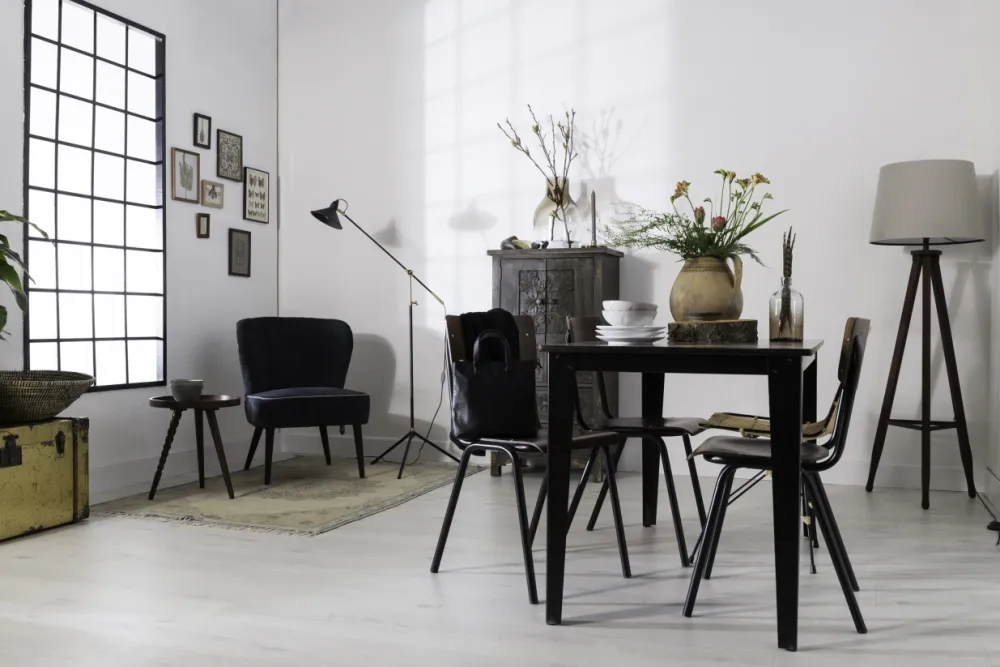 Dutchbone Stol 'Scuola' - Brun