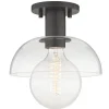 Fair Glare Taklampa 'Glass Shade' - Svart