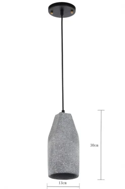 Fair Glare Taklampa 'Stone Cylinder' - Cement