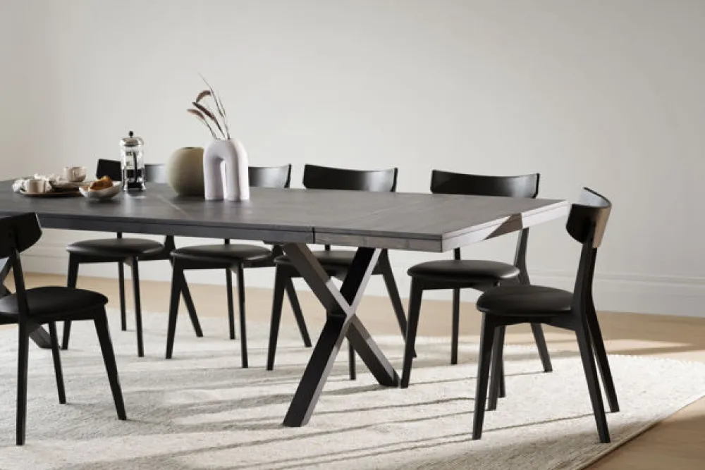 Rowico Home Tilläggsskiva 'Brooklyn' 50x95cm - Mörkbrun