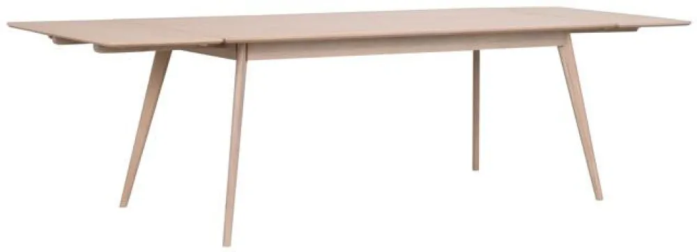 Rowico Home Tilläggsskiva 'Yumi' 45x90cm - Vitpigmenterad ek