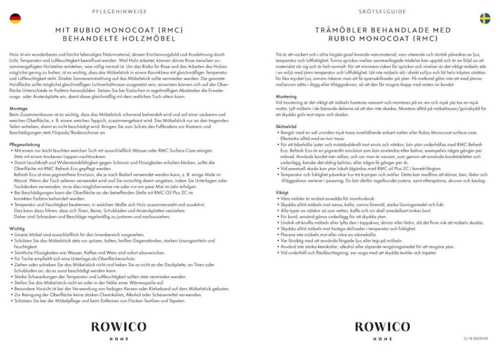 Rowico Home Tillägsskiva 'Plainfield' - Natur